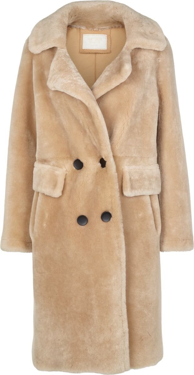 Natures Collection Ivy Jas Dubbelzijdige schapenvacht Beige