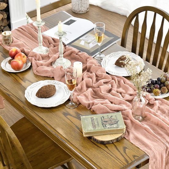 Artoid Mode Tafelloper van parelzwart gaas, 70 x 300 cm, seizoensgebonden pure chiffon kaasdoek, dineren, vakantie, verjaardagstafeldecoratie voor thuisfeest