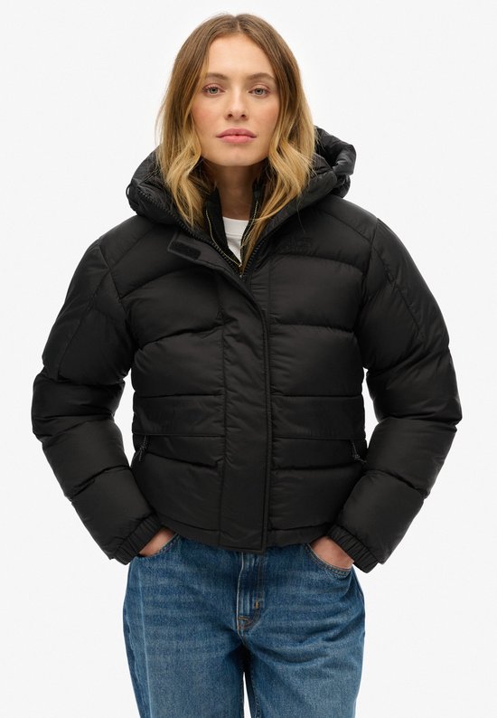 Superdry - Doudoune à capuche avec 5 coutures horizontales - Femme - Doudounes