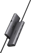 UGREEN USB C Docking Station Dual Display met 4K HDMI, VGA, 3x USB A 3.0, PD100W, Ethernet, 3,5mm Audio, SD/TF, Compatibel met MacBook Pro/Air, iPad Pro/Air, Surface Pro/Go, Galaxy enz.