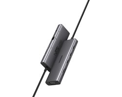 UGREEN USB C Docking Station Dual Display met 4K HDMI, VGA, 3x USB A 3.0, PD100W, Ethernet, 3,5mm Audio, SD/TF, Compatibel met MacBook Pro/Air, iPad Pro/Air, Surface Pro/Go, Galaxy enz.