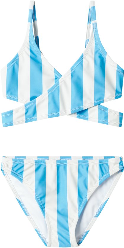 NAME IT NKFZELINE TRIANGLE BIKINI Meisjes Zwemkleding - Bonnie Blue