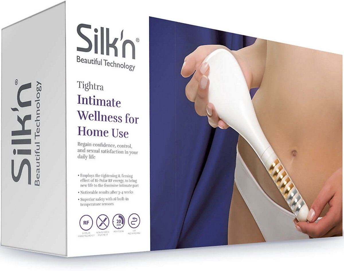 Silk'n Tightra – Vagina Verstrakking voor Vrouwen – Aangeraden door 84% Verloskundigen - Stimuleert Collageen & Verbetert Elasticiteit – Herstel na Zwangerschap & Overgang - Urineverlies - Voor Thuisgebruik - Femilift at Home