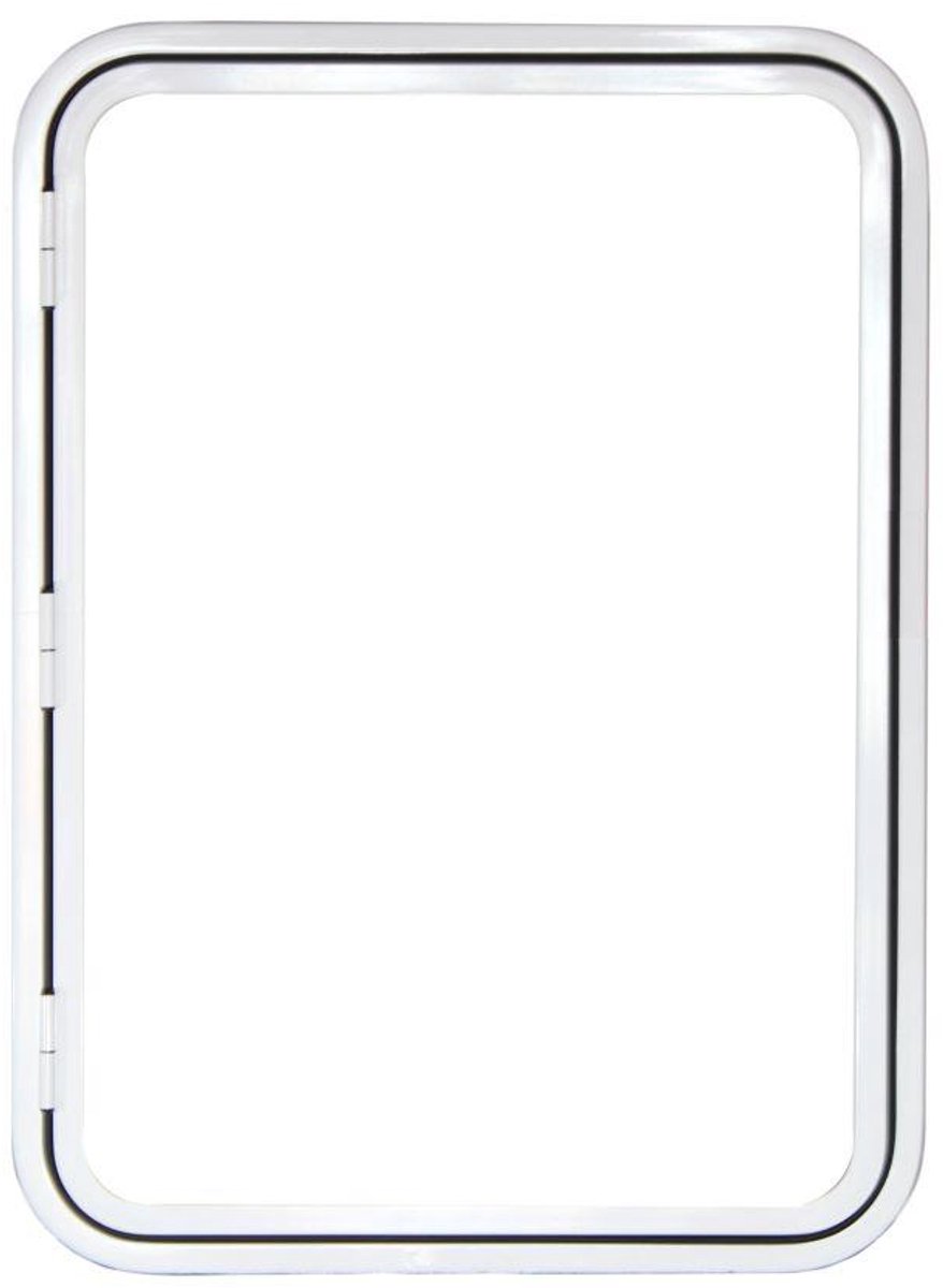 Serviceluik 650x900mm wit - links, met paneel pp