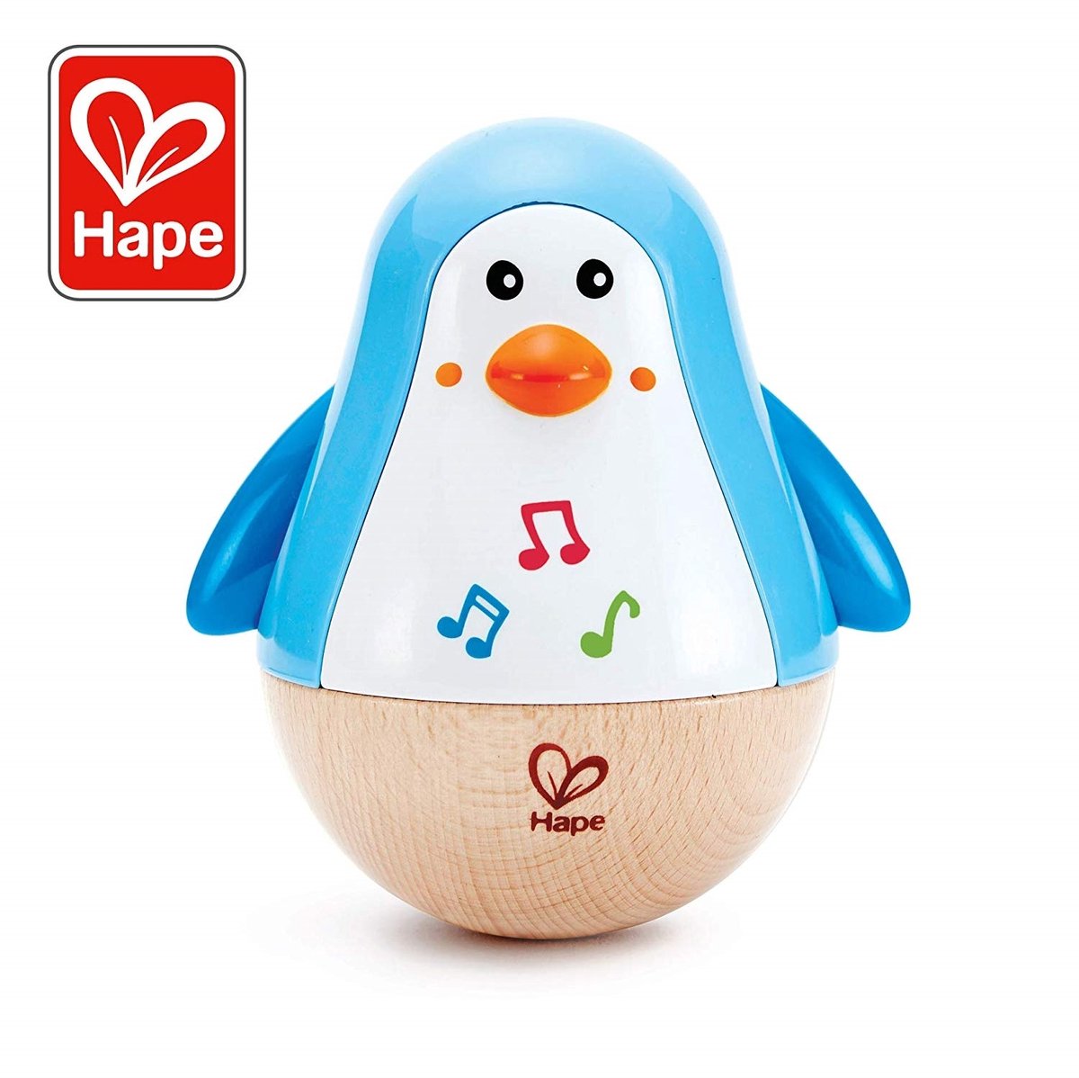 Hape Pinguin Muzikale Wiebelaar - Sensorisch Babyspeelgoed vanaf 6 Maanden — afbeelding 12