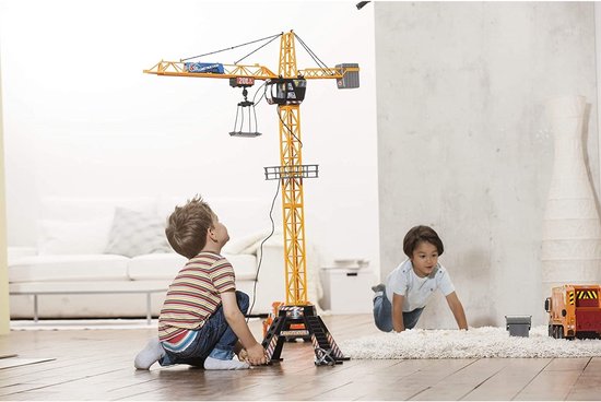 Dickie Toys - Giant Constructie Kraan 120 cm - Speelgoedvoertuig