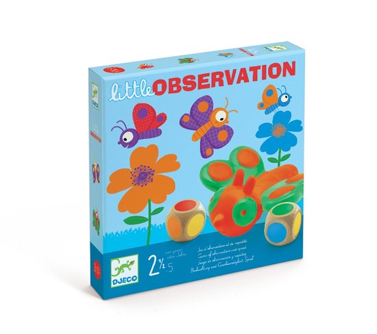 Djeco Little Observation gezelschapsspel - Observatie- en snelheidsspel - 2.5-5 jaar