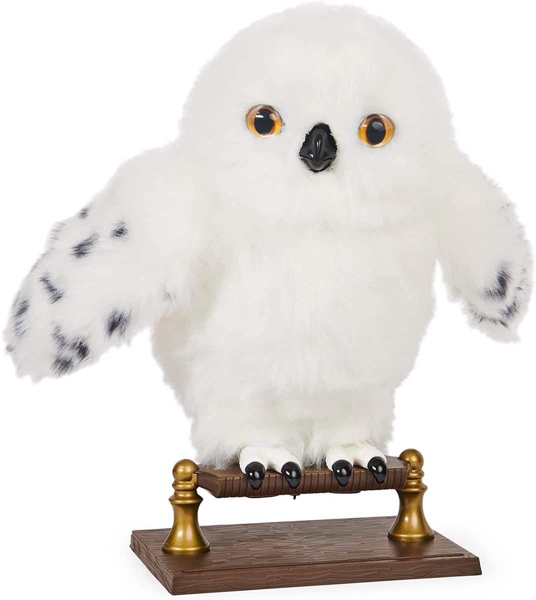 Harry Potter - Interactieve Uil Hedwig - 27cm - Met Geluiden en Bewegingen — afbeelding 4