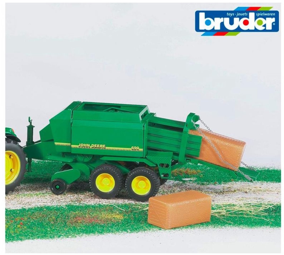 bruder John Deere 690 balenpers modelvoertuig thumbnail 2