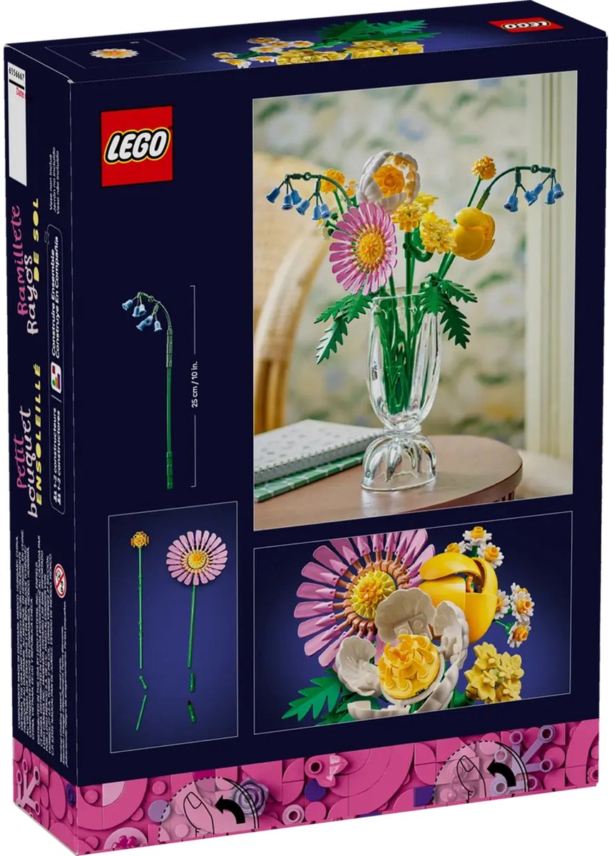 LEGO Botanicals Petite Sunny Bouquet - 10347 – foto 6