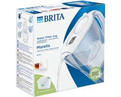 BRITA - Waterfilterkan - Marella Cool - 2,4L - Wit - incl. 1 MAXTRA PRO ALL-IN-1 filterpatroon