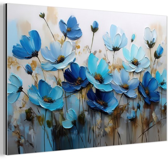Woonkamer decoratie-ideeën met groot formaat muurkunst decor