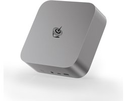 Beelink SER8 Mini-PC, AMD Ryzen 7 8845HS (maximaal 5,1GHz) 8C/16T, Mini-computer met 32GB DDR5 RAM 1TB NVMe PCIE 4.0 SSD, Mini-desktopcomputer met 4K driedubbele schermweergave WiFi6/BT5.2/WOL/W-11 Pro - zilver