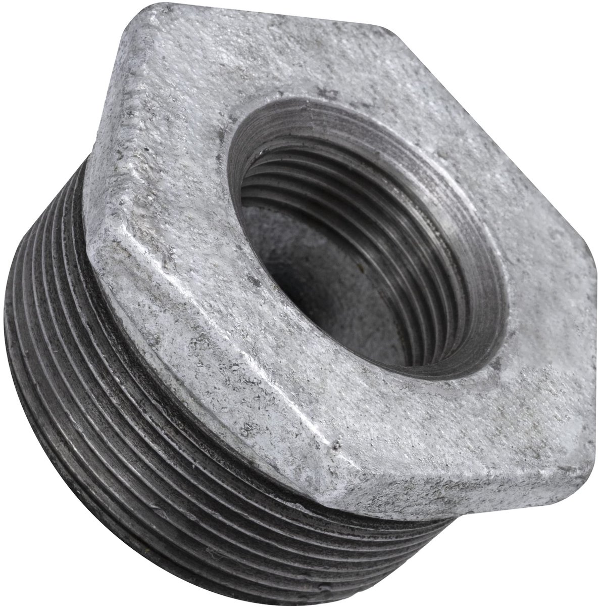 C64929 - Reducer 2 inch x 1 inch - Galvanized - Cast Iron - Threaded Screw Connection