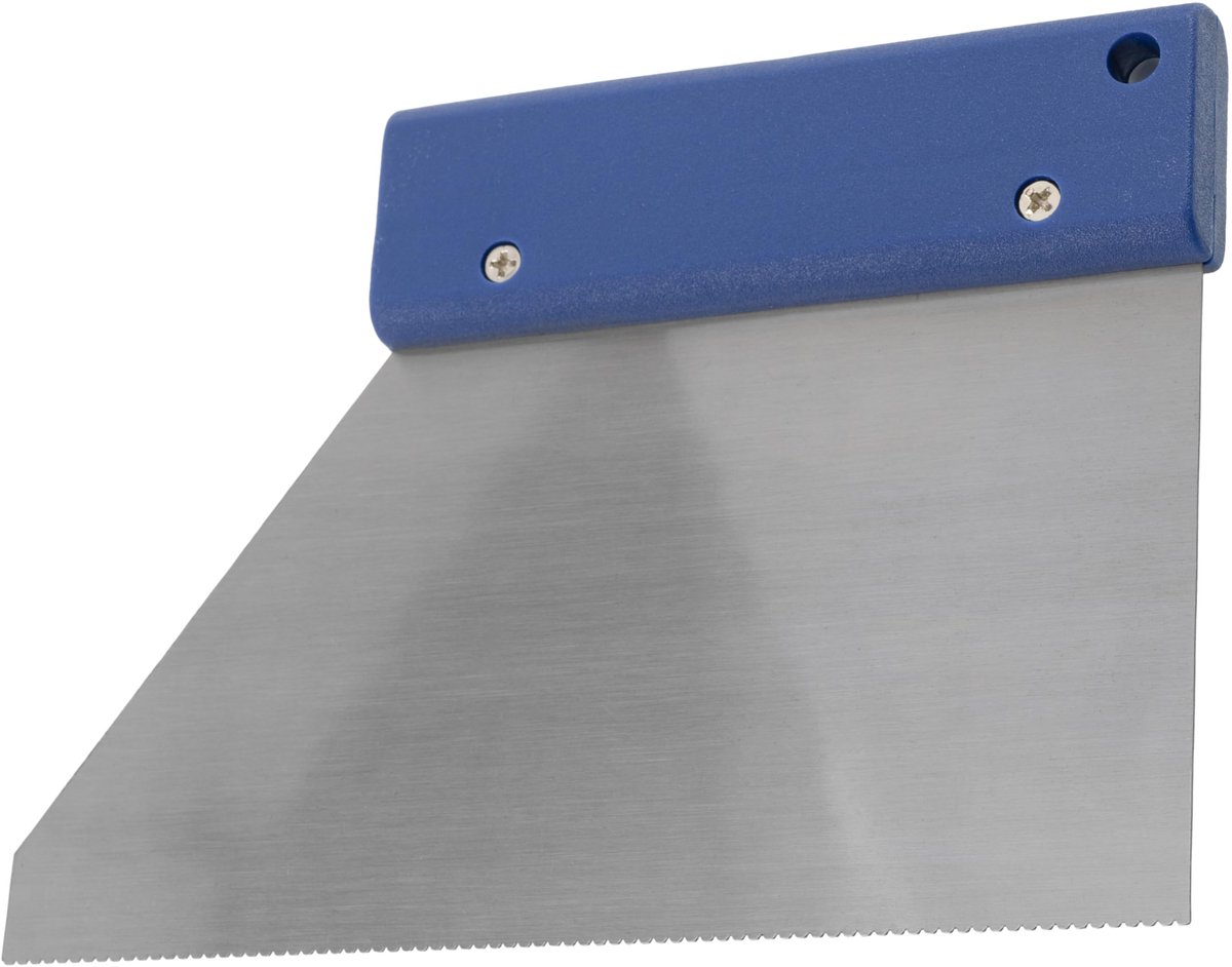 C76311 - Spatula met fijne tanden - 185 mm - Handgereedschap voor schilderen, lijmen, pleisteren - Metalen blad