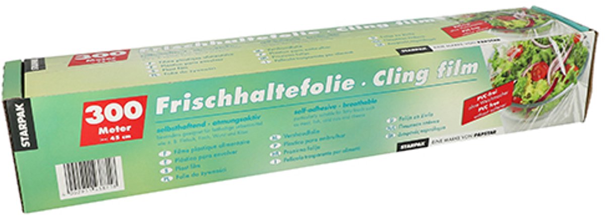Vershoudfolie 300 m x 45 cm in dispenser doos