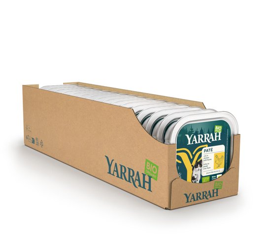 Yarrah Bio Alu Paté Grainfree Kattenvoer Nat Kip - 16 x 100 gr - Voordeelverpakking