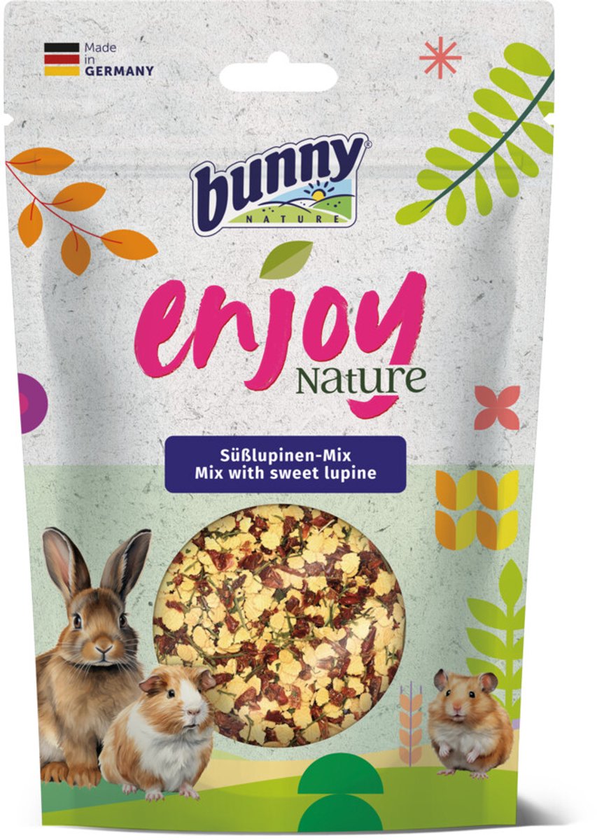 Bunny Nature Enjoy Nature Mix Sweet Lupine - 6 x 100 gr - Voordeelverpakking