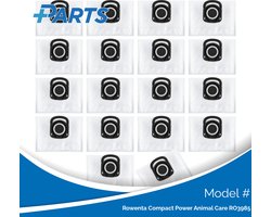 Rowenta Compact Power Animal Care RO3985 Stofzakken (18 Stuks, Plus.Parts® alternatief voor ZR200540)