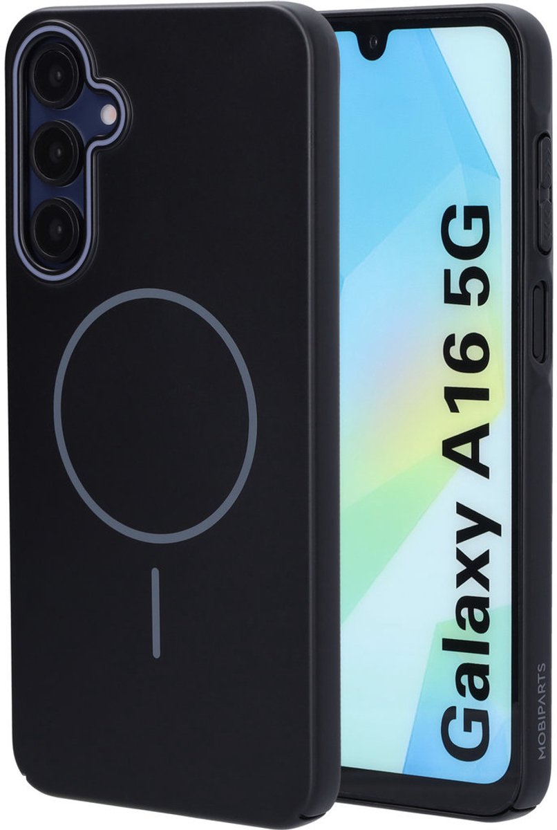 Mobiparts Slim Line Case geschikt voor Samsung Galaxy A16 - MagSafe Onyx - Zwart
