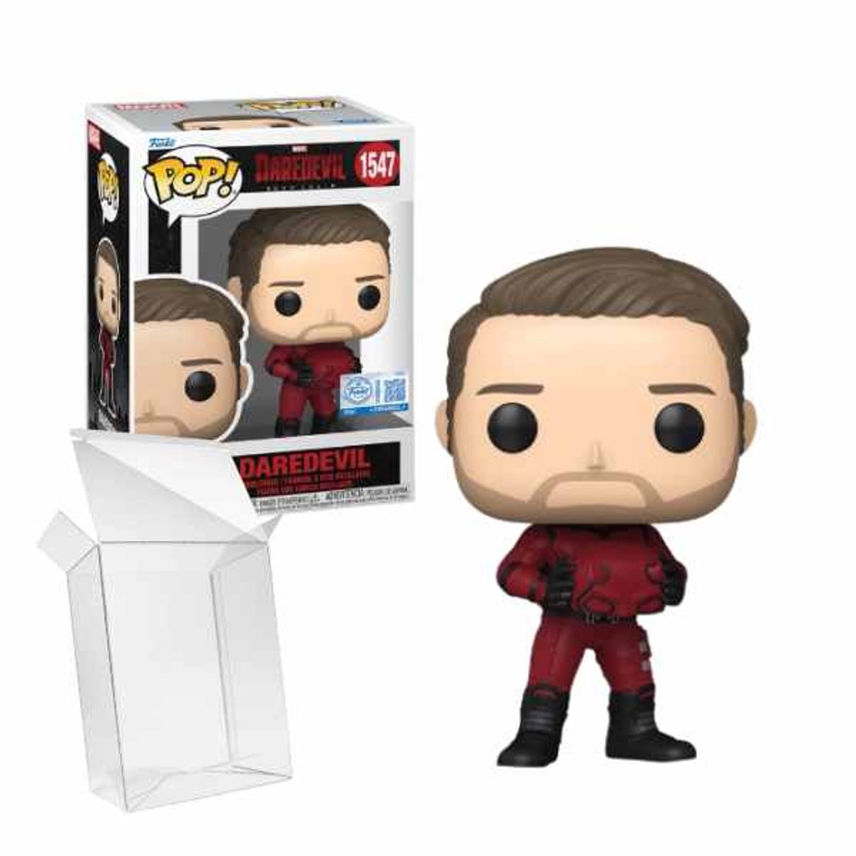 Funko Pop! Marvel: Daredevil Born Again - Daredevil (Unmasked) #1547 Funko Exclusive