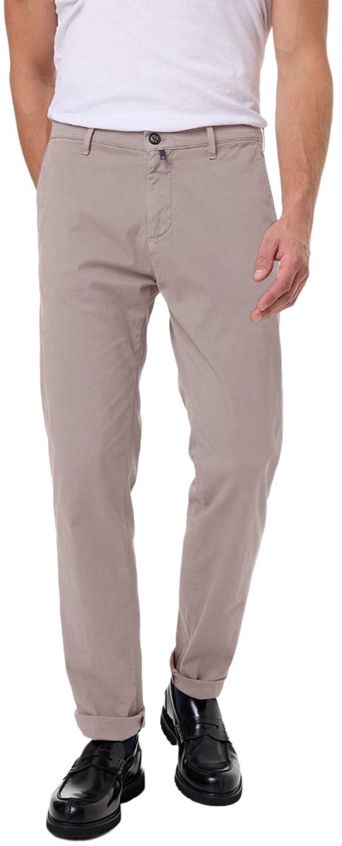 Pierre Cardin Heren Chino Broek bequem Beige Volwassenen