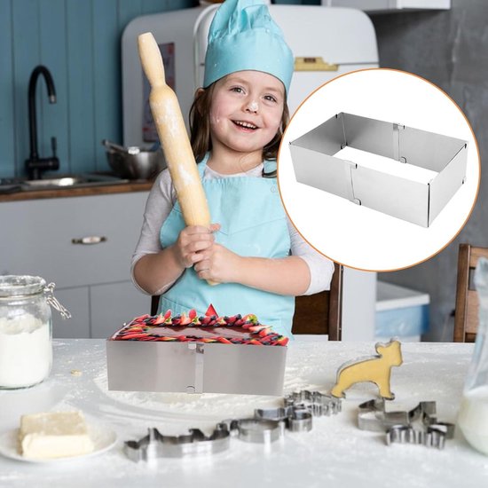 PME Extra Hoge Vierkante Bakvorm - 20 x 20 x 10 cm
