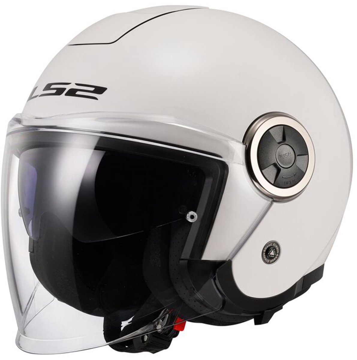 LS2 OF620 Classy Solid White-06 XS - Maat XS - Helm
