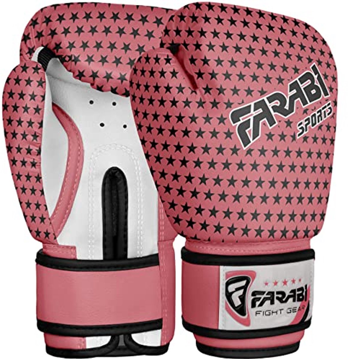 Bokshandschoenen voor Kinderen 4 oz - Roze Star Junior Handschoenen