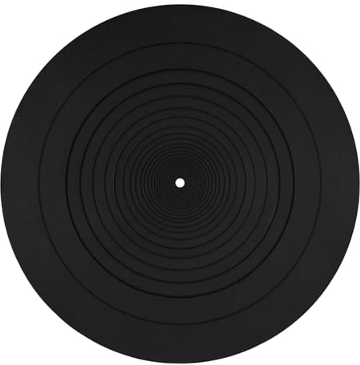 Antistatische Platenspelermat 30 cm - Siliconen Antislip Draaitafelpad voor Vinylplaten