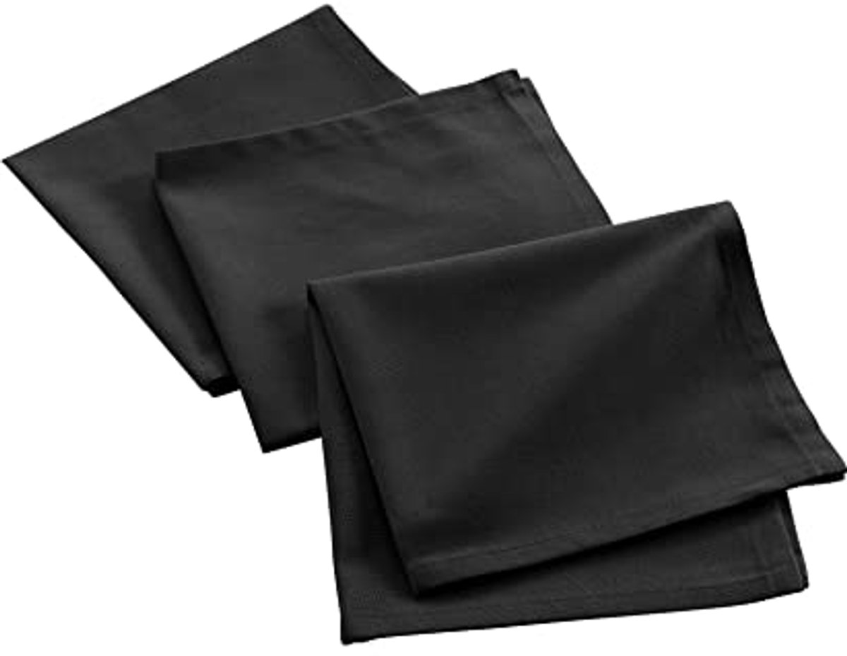 Zwarte Servetten 40 x 40 cm - Duurzaam en Praktisch