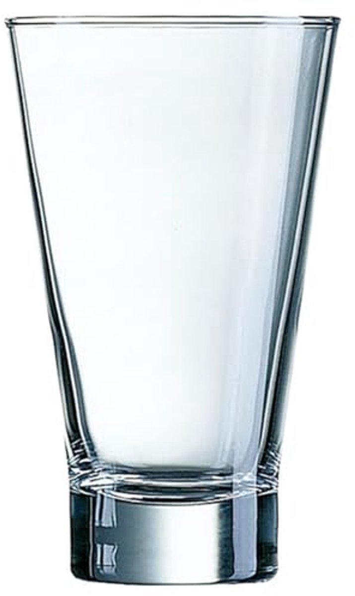 Longdrinkglazen van helder glas voor horeca en thuisgebruik