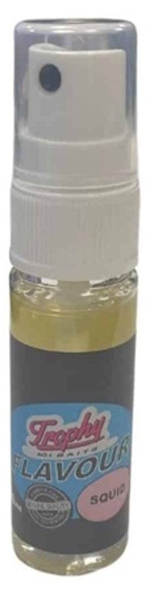 Trophy Baits Flavour Spray 20ML – verkrijgbaar in Strawberry, Scopex, Squid, Sardine, Liver en Garlic Squid 20ML