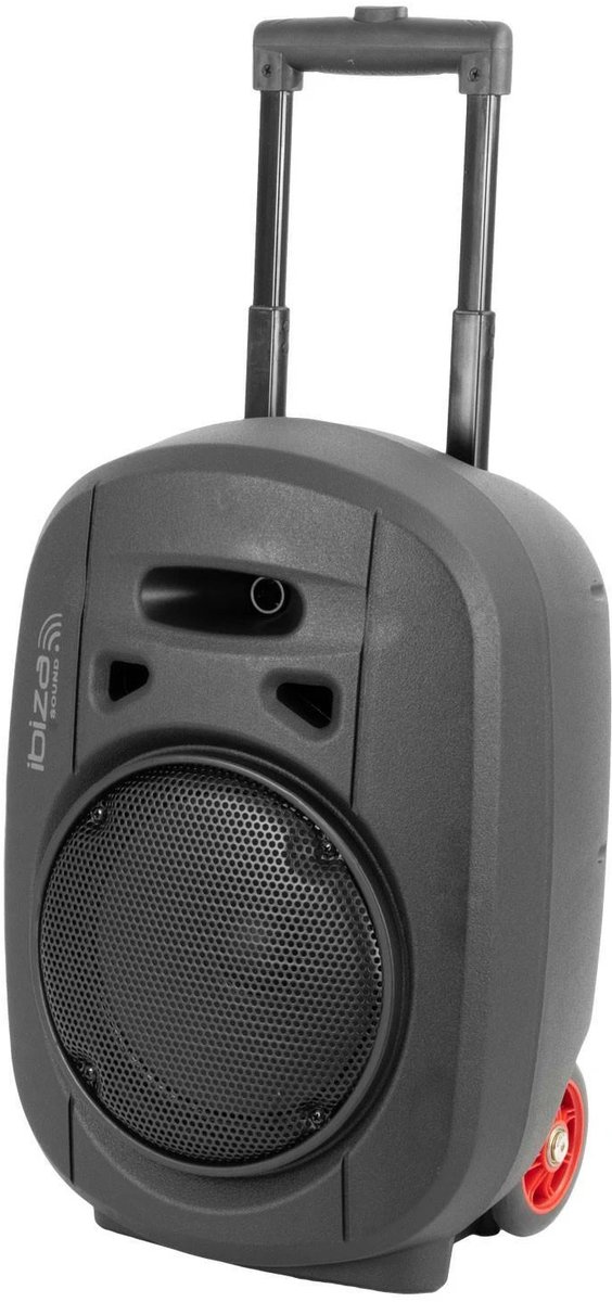 Ibiza PORT8UHF-MKII-TWS - draagbaar geluidssysteem met TWS en UHF-microfoon - 8 inch - Bluetooth - MP3 - artiesten - TWS-stereo van Merkloos — afbeelding 5