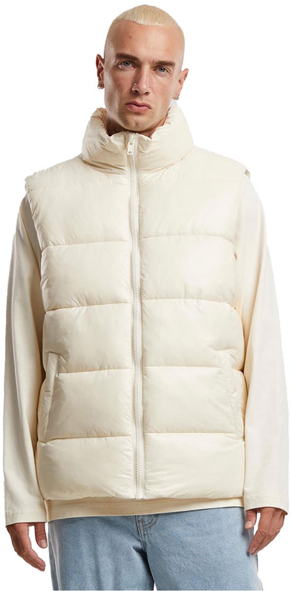 Urban Classics Recycled Big Puffer Mouwloos jacket XXL Beige