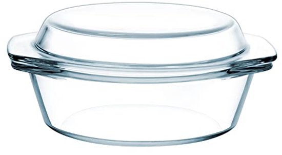 2 Set glazen braadpan met deksel, vierkante ovenschaal met 2 Set glazen braadpan met deksel, vierkante ovenschaal met