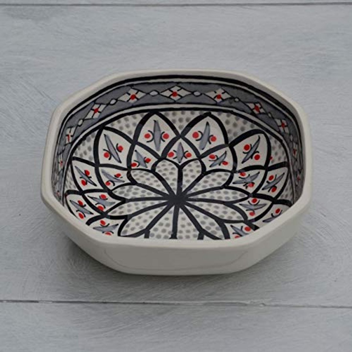 Ovenbak Achthoekig 16 cm - Grijs