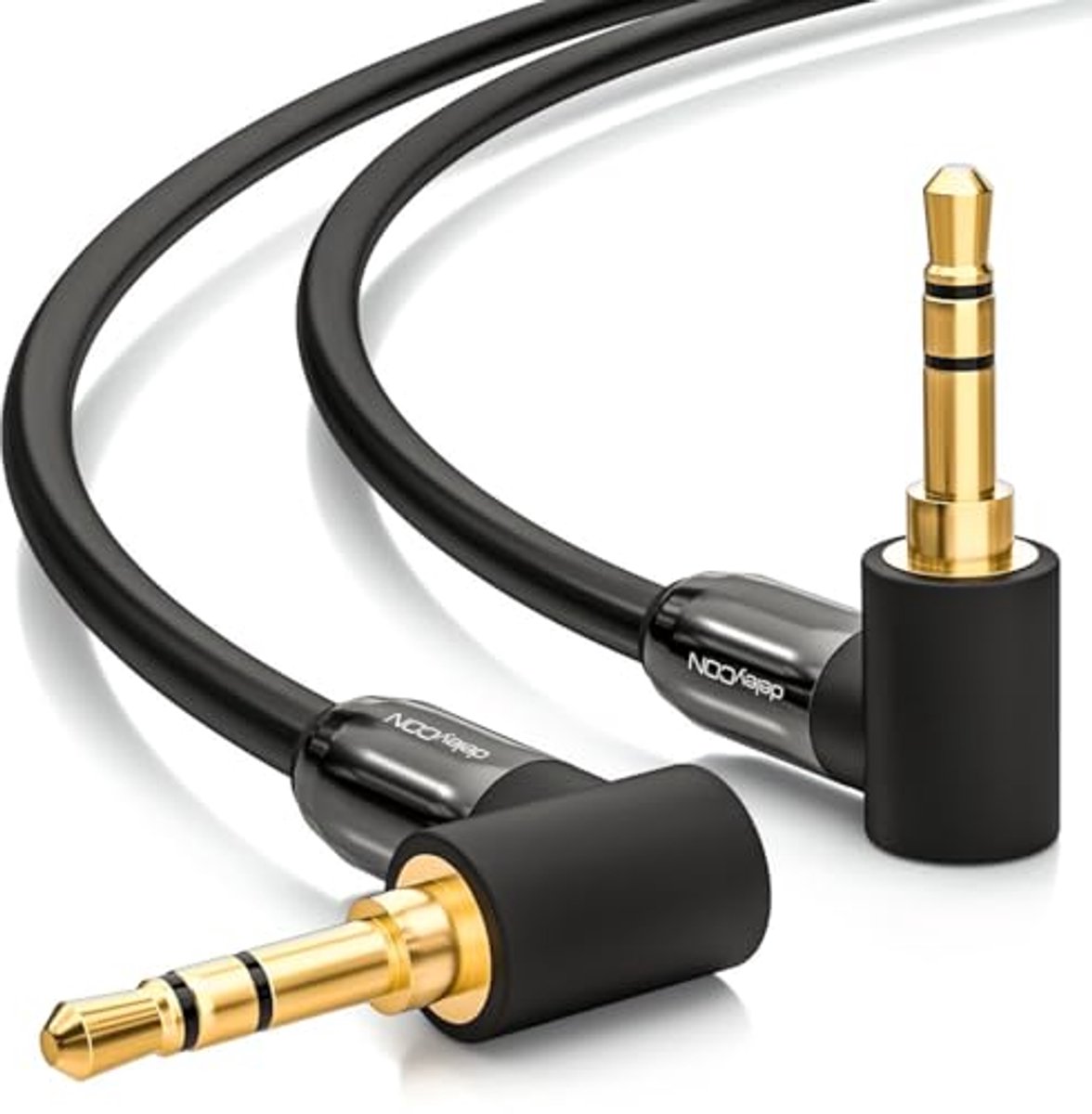 7.5m 3.5mm AUX kabel voor audioverbindingen met 90° hoekstekker