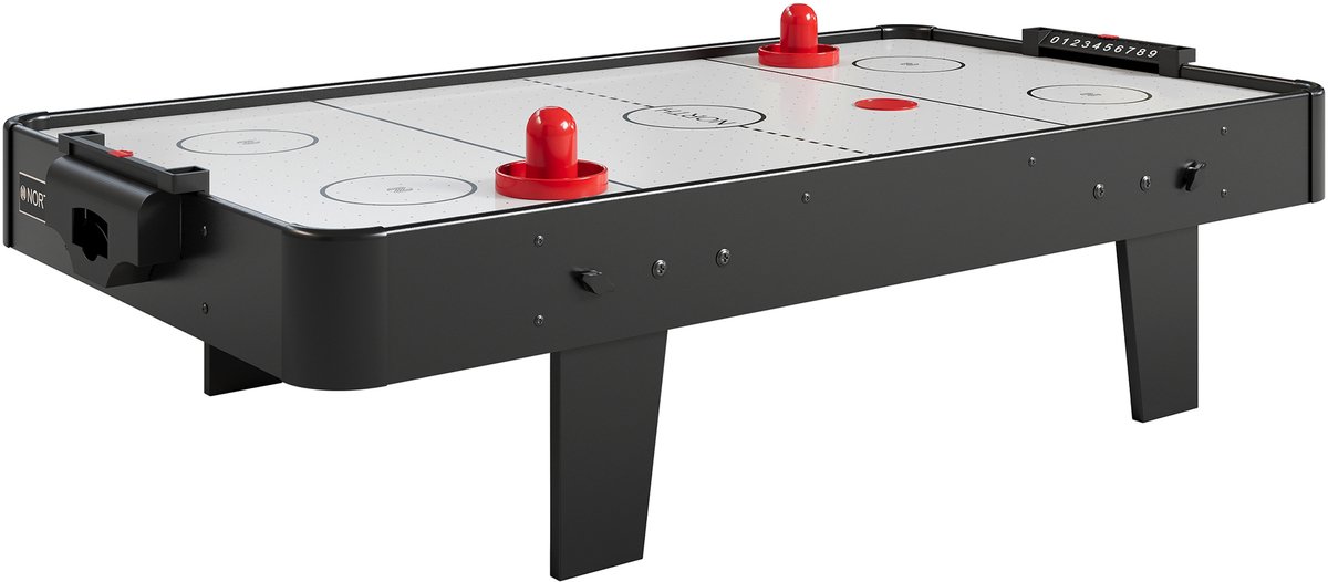 NORTH Blast Airhockeytafel Zwart/Wit 3FT