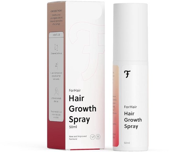 Foto: Forhair hair growth oil spray stimuleert haargroei vermindert haaruitval met essentiele olien 50 ml