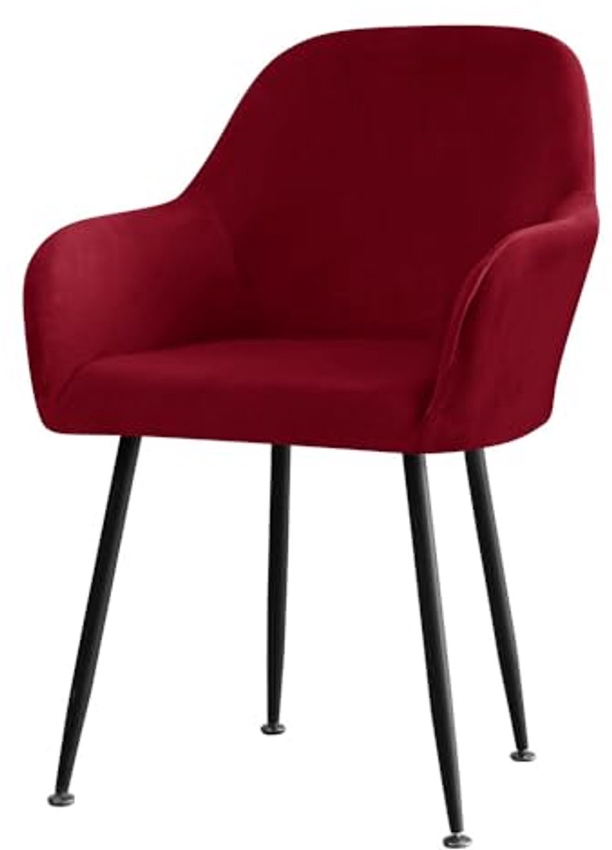 Scandinavische Stoelhoezen voor Eetkamerstoelen - Fluwelen Stretch Hoezen - Set van 1/2/4/6 - Perfect voor Bescherming en Decoratie