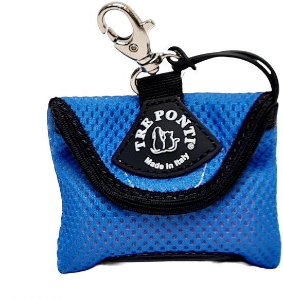 Tre Ponti Sacs à déjections canines à crottes Mesh Blauw clair