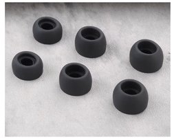 Go Go Gadget - Geschikt voor Samsung Galaxy Buds Pro - Siliconen tips - Oordop vervanging - Set van 3 maten - Zwart