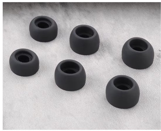 Go Go Gadget - Geschikt voor Samsung Galaxy Buds Pro - Siliconen tips - Oordop vervanging - Set van 3 maten - Zwart