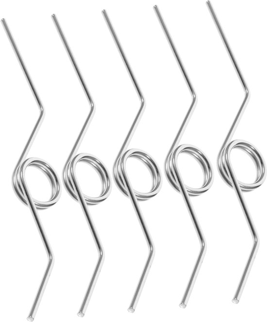 Pak van 5 grijpveren, handgereedschap, mechanisch gereedschap, drukveren, tuinschaar, tuinschaar, reserveveer, trimmen, stalen veren, V-veer, vervangende veren voor handscharen van Merkloos	 — afbeelding 2