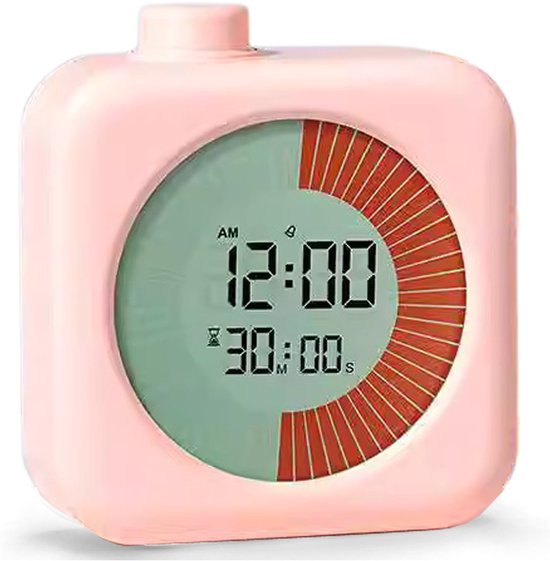90 minuten LED Visuele Countdown Timer met Stil Alarm voor Kinderen