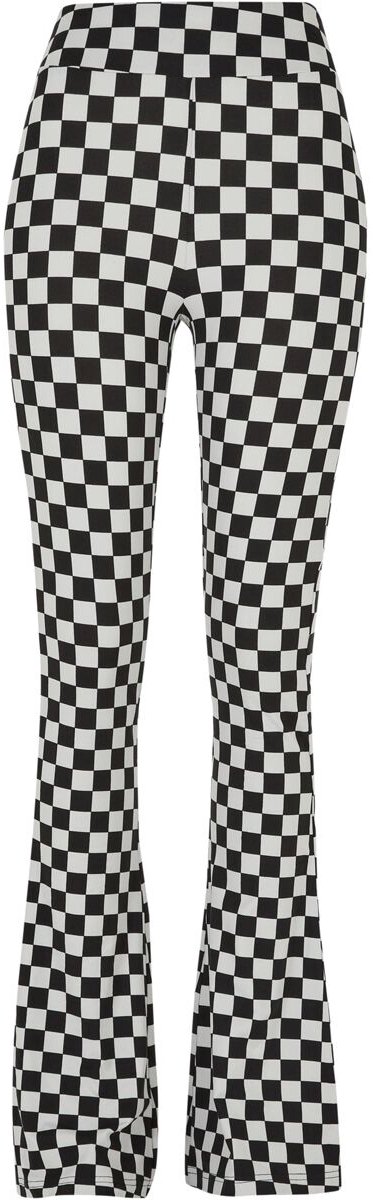 Urban Classics Checked Cut Dames Legging – 4XL Zwart