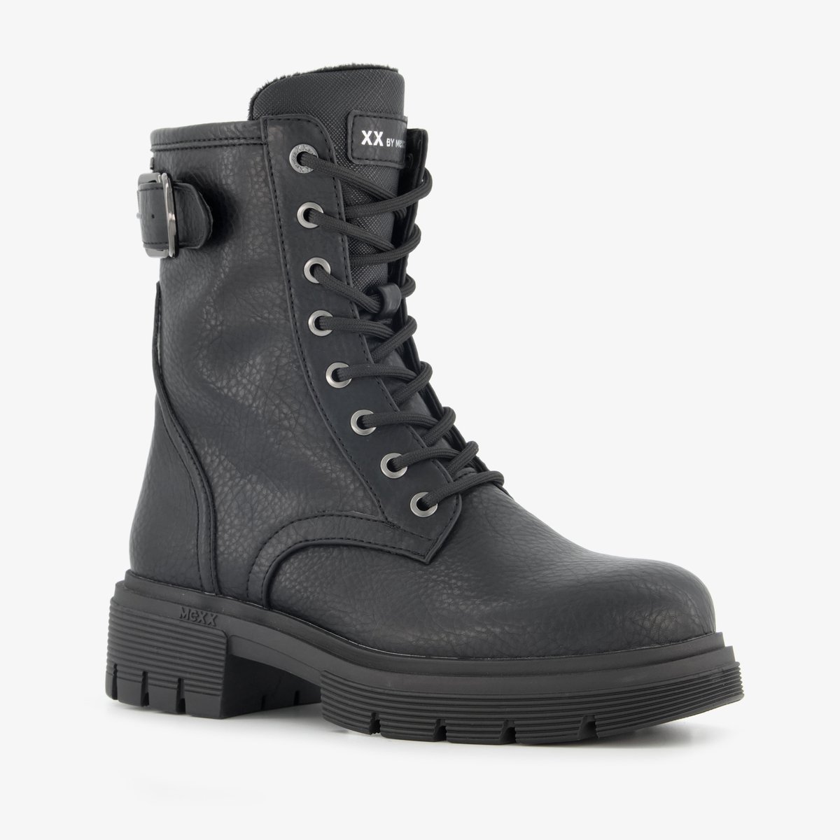 XX By Mexx dames veterboots zwart - Maat 39