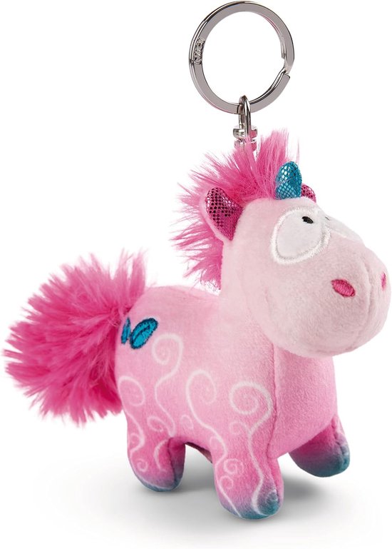 Sleutelhanger kangoeroe Kelly 10cm bruin - Metgezel knuffeldierhanger met sleutelring Sleutelhouder voor sleutelkoord, tas, rugzak en meer