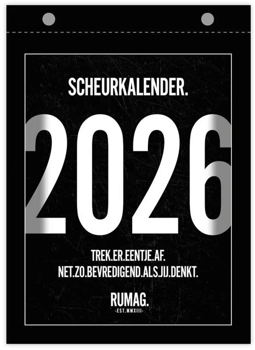 Rumag scheurkalender - 2026